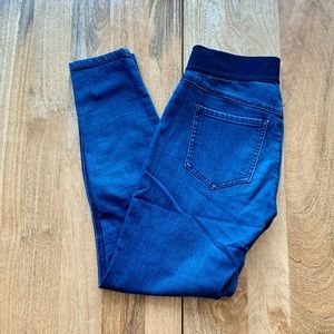 Free people elastic waist jeans